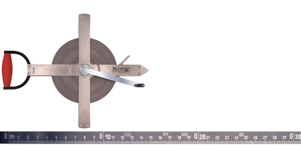 Stahlbandmaß "Superlong" rostfrei, 200 Meter